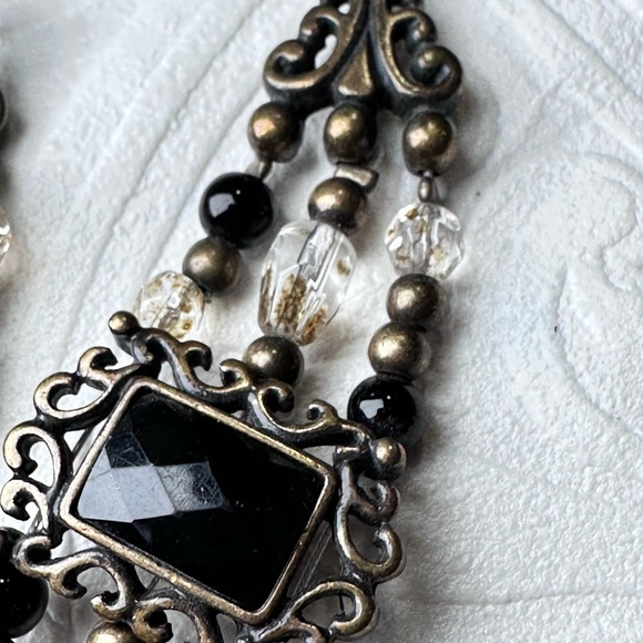 Premier Designs Black and Orange Bracelet multi colored multi strand 7.5 3158 G - Picture 8 of 12